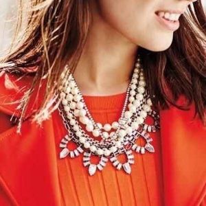 Stella & Dot Starlet Pearl Necklace